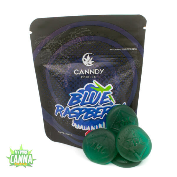CANNDY - Blue Raspberry Gummies (200mg THC)