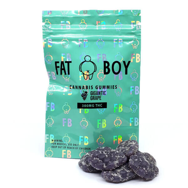 FatBoy - Gigantic Grape Gummies (300mg THC)