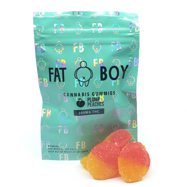 FatBoy - Plump Peaches Gummies (300mg THC)
