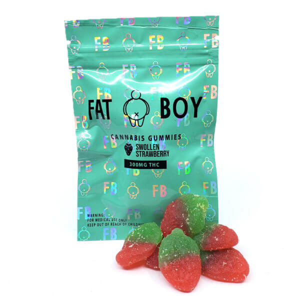 FatBoy - Swollen Strawberries Gummies (300mg THC)